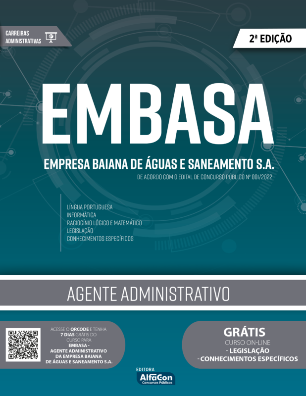 Agente Administrativo - Empresa Baiana de Águas e Saneamento SA - EMBASA