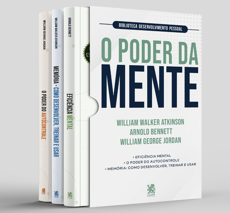 Biblioteca Desenvolvimento Pessoal: O Poder da Mente - Box com 3 Livros