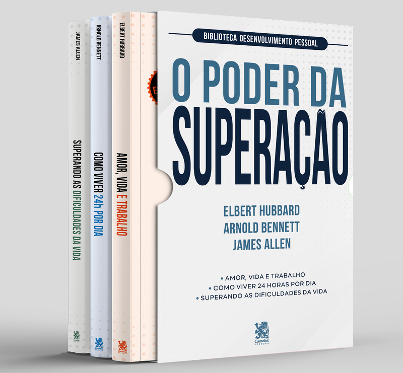 Biblioteca Desenvolvimento Pessoal: O Poder da Superação - Box com 3 Livros