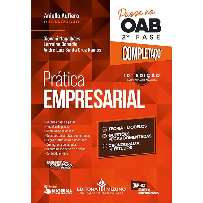 Prática empresarial: passe na OAB 2ª fase - Completaço® - 10ª edição