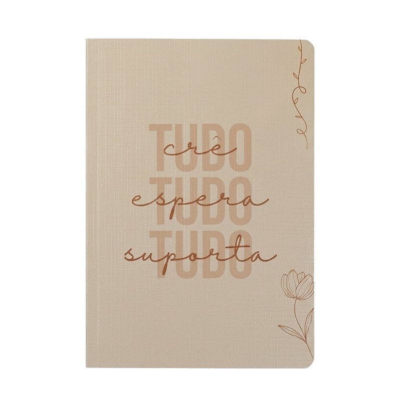 Livro Bloco de Anotações Tudo Crê | Capa Brochura