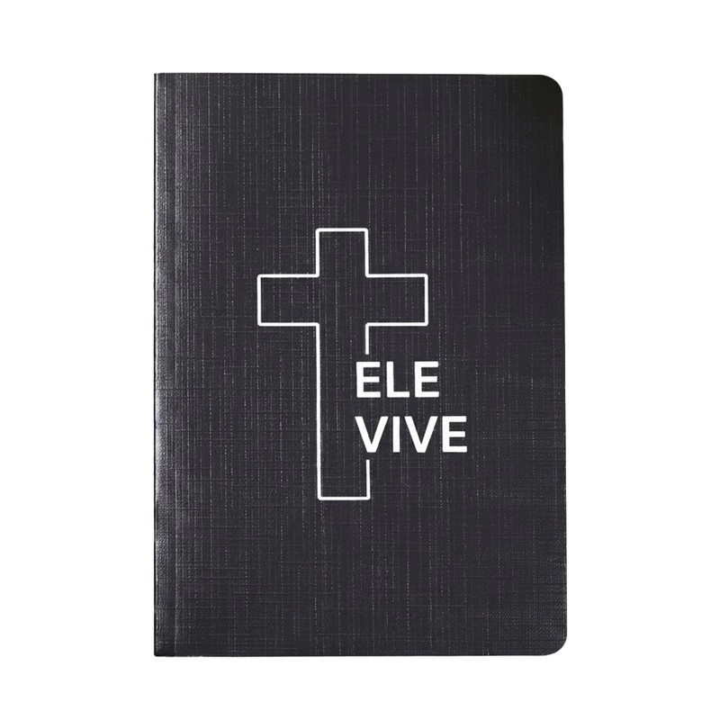 Livro Bloco de Anotações Ele Vive | Capa Brochura