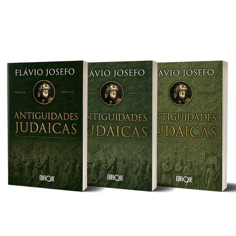 Combo Antiguidades Judaicas - Flávio Josefo
