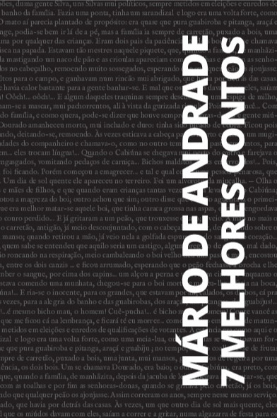 7 melhores contos - Mário de Andrade