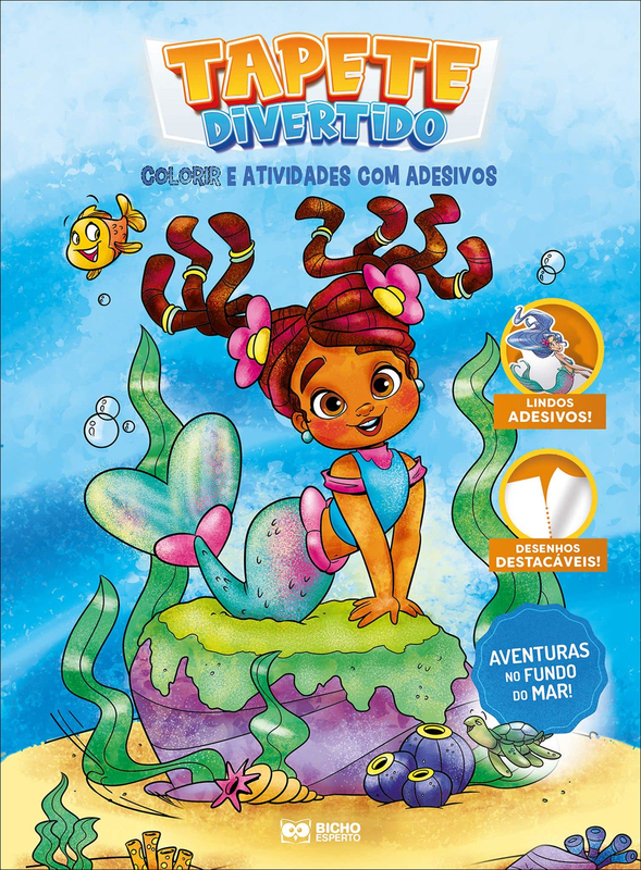 Tapete divertido: aventuras no fundo do mar