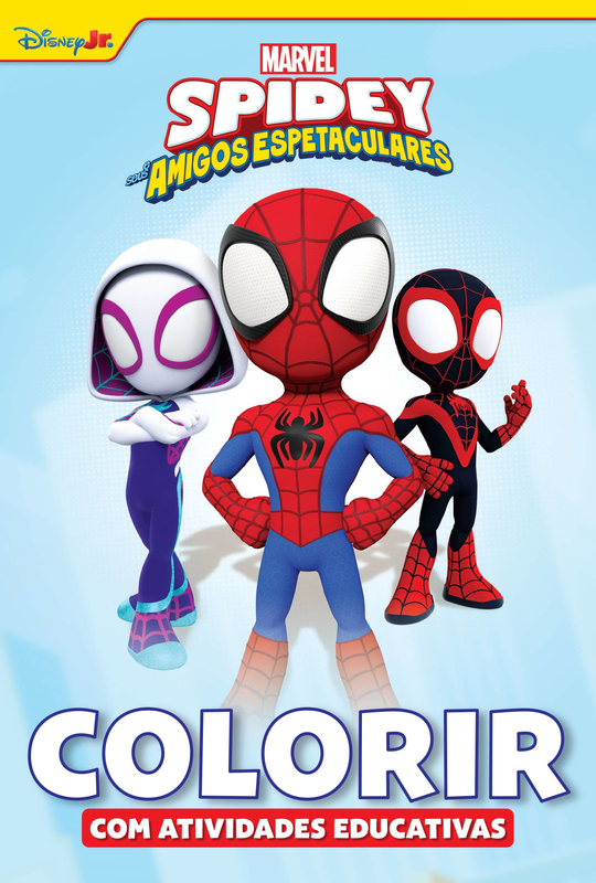 Colorir atividades educativas marvel - spidey
