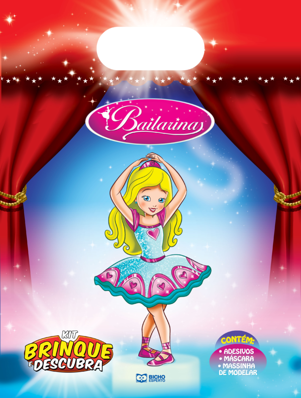 Kit brinque e descubra - bailarinas
