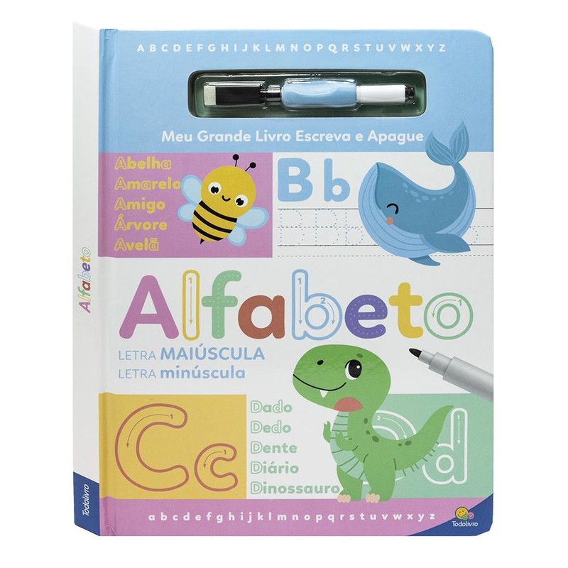Meu grande livro escreva e apague: Alfabeto