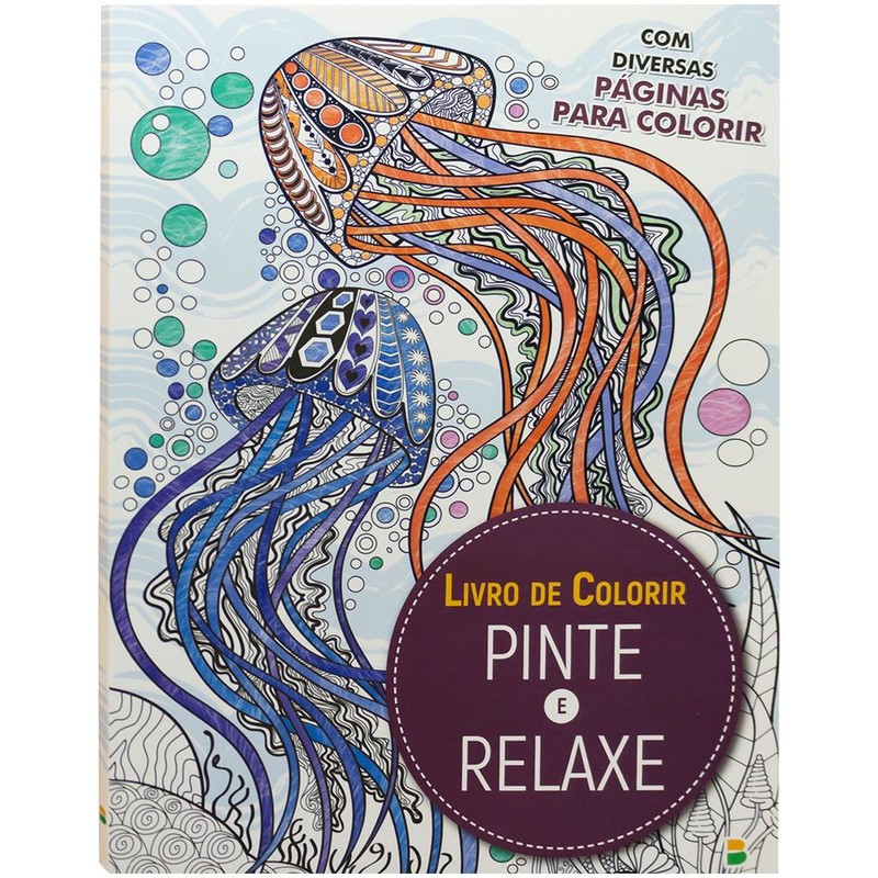 Livro de Colorir - O Desafio: Pinte e Relaxe