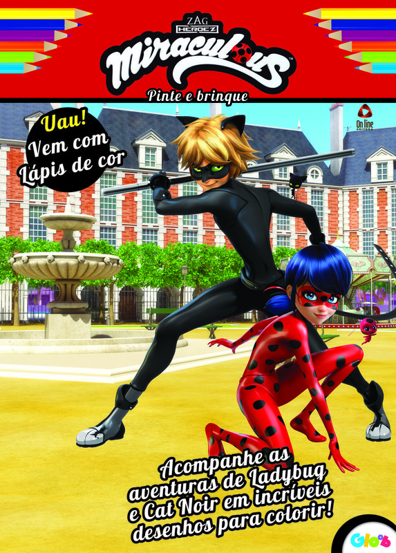 Título: Atividades e desenhos de Miraculous Ladybug para pintar