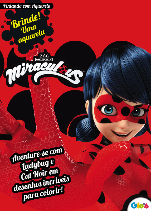 Miraculous Ladybug - Livro para Pintar com Aquarela - Turma da Mônica,  Picolé, Melhoramentos, Coquetel.