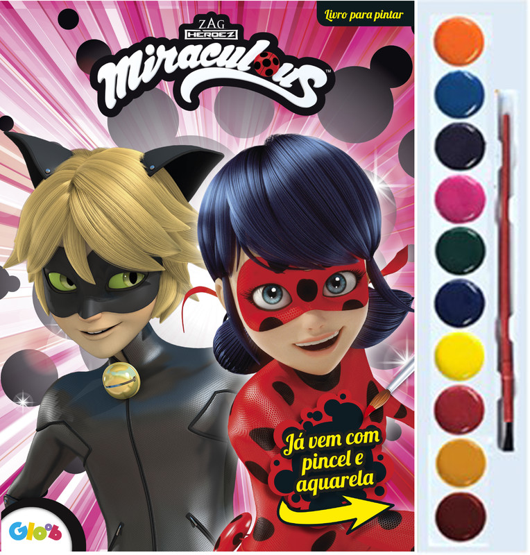 Título: Atividades e desenhos de Miraculous Ladybug para pintar