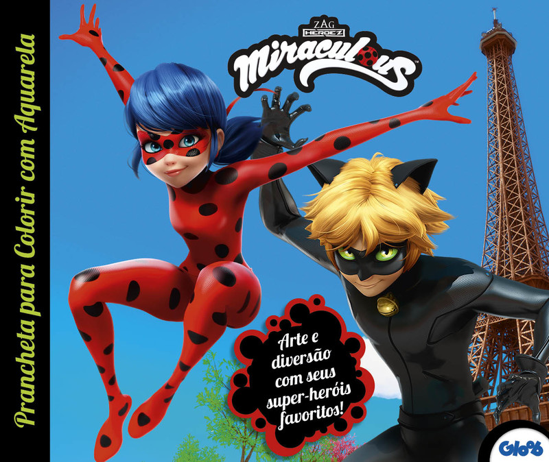 Livro - Ladybug - Colorir especial: Ladybug e Cat Noir te esperam para mais  um resgate emocionante em Paris! na Americanas Empresas