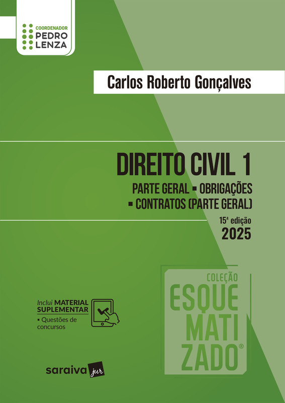 Direito civil - Vol.1 - Coleção Esquematizado - 15ª Edição 2025