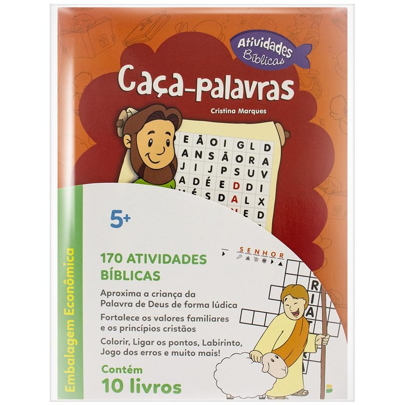 Jogo de caça-palavras com animais de fazenda