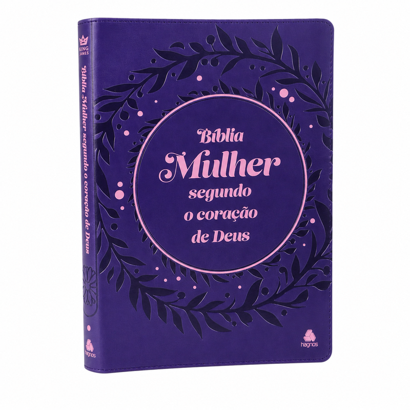 Bíblia Mulher Segundo o Coração de Deus - Lilás