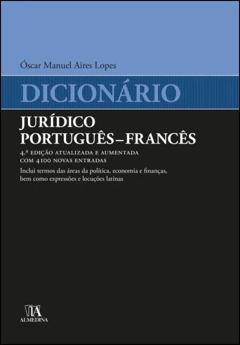 Dicionário jurídico português - francês