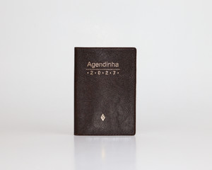Agenda simples 2027 - marrom