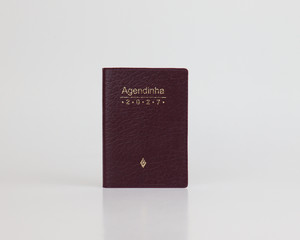 Agenda simples 2027 - vinho
