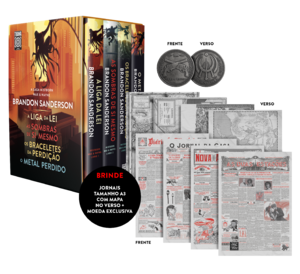 BOX MISTBORN: WAX & WAYNE COM BRINDE - EDIÇÃO LIMITADA