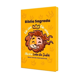 Bíblia NVI Slim Jovem - Capa Leão De Judá