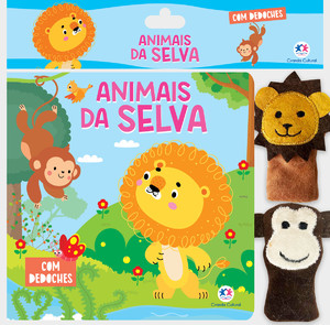 Animais da selva - Livro com dedoche