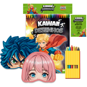 Kawaii desenhos mangá
