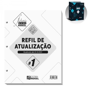 REFIL DE ATUALIZAÇÃO #1 - FICHÁRIO DE LEI SECA RIDEEL – MONTE & REMONTE - 2ª EDIÇÃO (CAPA PRETA)