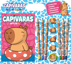 Capivaras Arte de Colorir