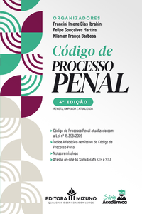 Código de processo penal - 4ª edição (coleção mini códigos 2026)