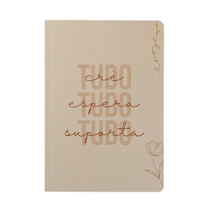 Livro Bloco de Anotações Tudo Crê | Capa Brochura