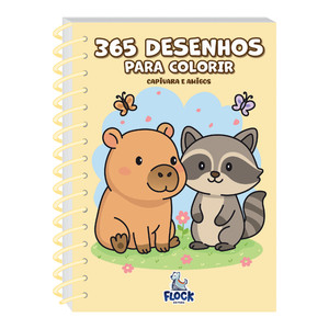 365 desenhos para colorir: Capivara e amigos