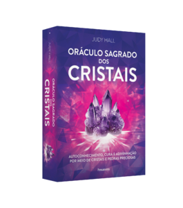 Oráculo sagrado dos cristais - Caixa com livro + 50 cartas