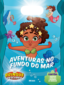 Kit brinque e descubra - aventuras no fundo do mar