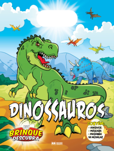 Kit brinque e descubra - dinossauros