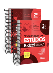 Vade Mecum De Estudos Rideel Lei Seca - Vermelhinho - 2026.2 - Dois Volumes