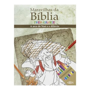 Maravilhas da bíblia para colorir: Arca de Noé e o dilúvio
