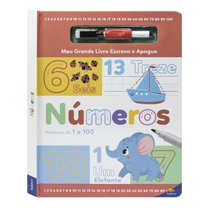 Meu grande livro escreva e apague: Números