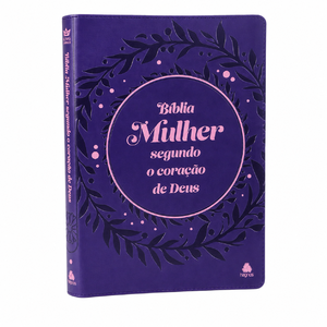Bíblia Mulher Segundo o Coração de Deus - Lilás
