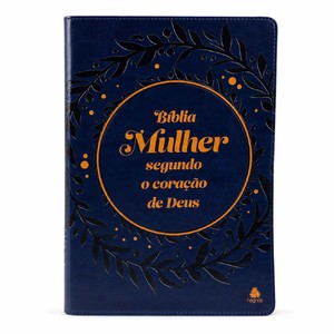 Bíblia Mulher Segundo o Coração de Deus - Azul